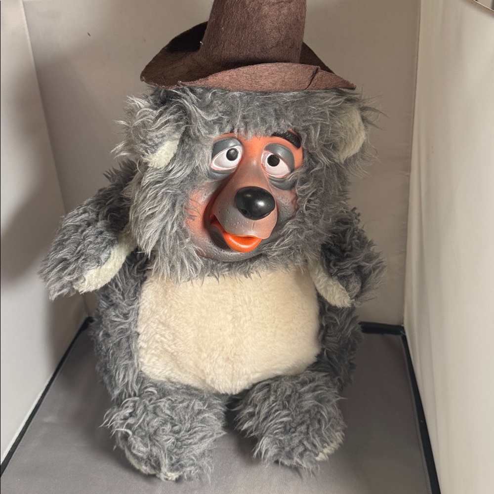 Disney big Al‎ Gray and White Plush Bear Toy